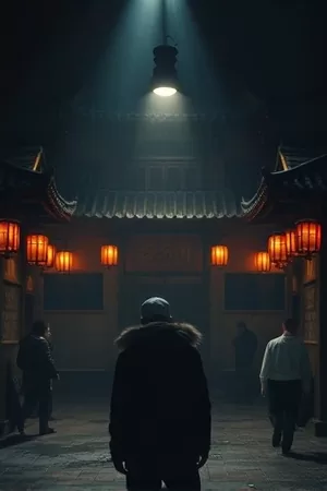 江河题材剧《河对岸的灯火》夜渡小舟与岸边灯火剧照